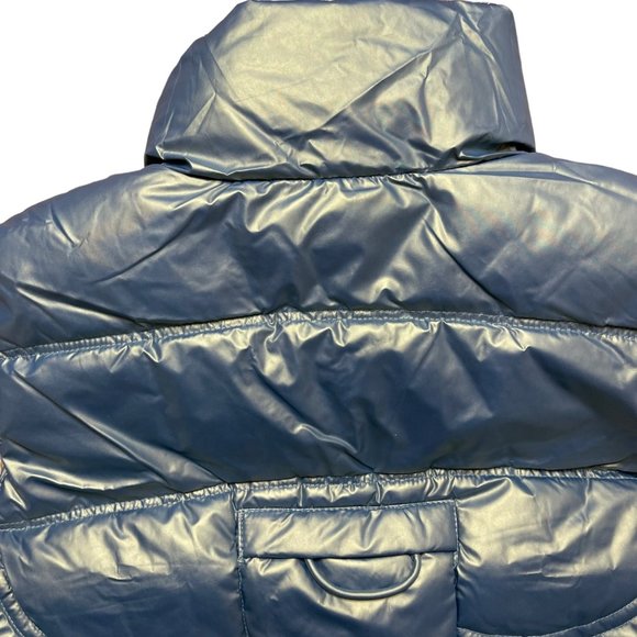 Womens|Padded Vest|Size XL|Bright Green |Turtleneck|Full Zipper|Mid Length - Picture 7 of 16